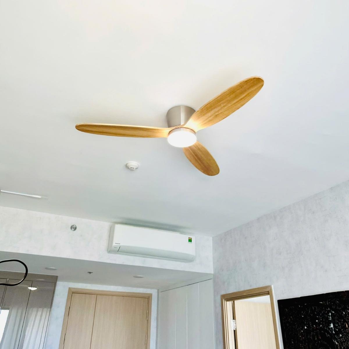 BNN- Quạt Trần Đèn Cánh Gỗ Ø1320 | QT31A
